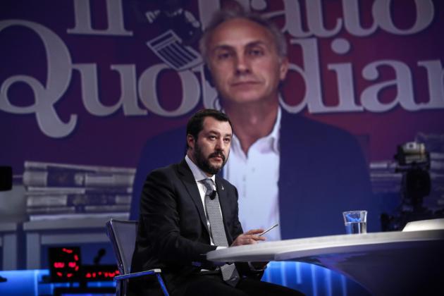 Travaglio a Salvini: «Scelga: o la prescrizione o Berlusconi» article-post