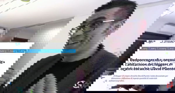 David Puente, torna la bufala della pedopornografia: stavolta c’è anche l’antisemitismo, con la grafica di Repubblica