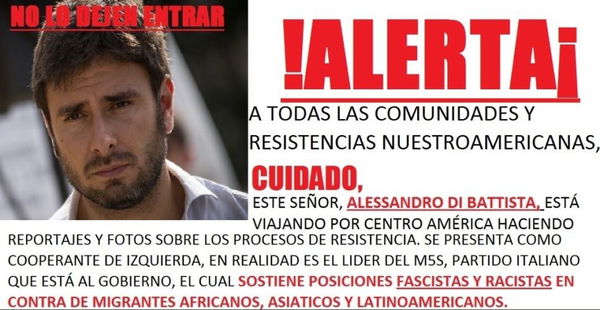 La bufala dei messicani che vogliono cacciare Alessandro Di Battista