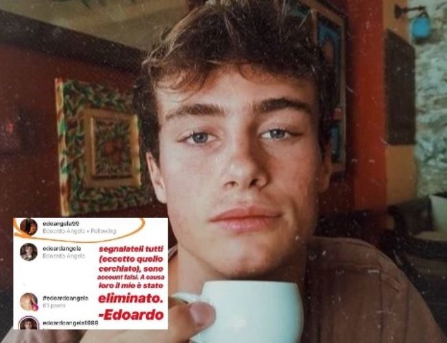Il dramma del profilo Instagram di Edoardo Angela