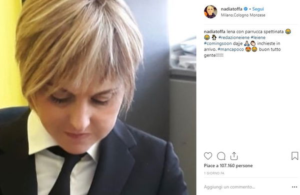 Nadia Toffa torna alle Iene, ma un suo tweet scatena le polemiche