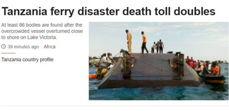 A qualcuno interessa che in Tanzania sono morte oltre 100 persone per un barcone rovesciato? article-post