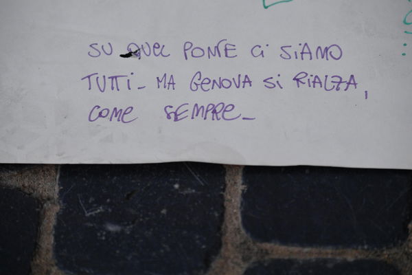 La piccola che ha visto crollare il ponte di Genova: ora non parla più