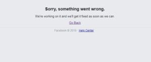 facebook down