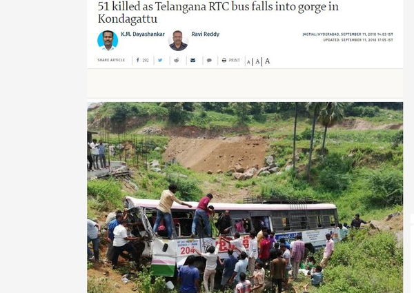 Tragedia in India, autobus precipita in una gola: 51 morti. Tra le vittime 7 bambini