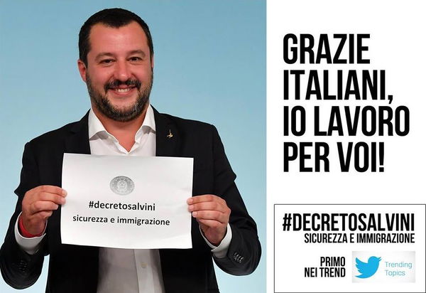 Salvini ‘cancella’ Conte dalla foto sui suoi profili social
