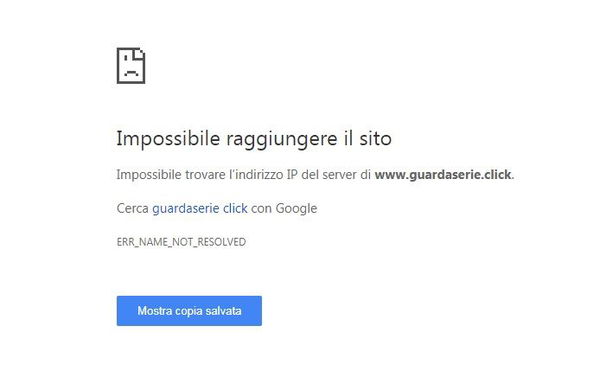 Down quasi tutti i siti streaming di serie tv e film in italia