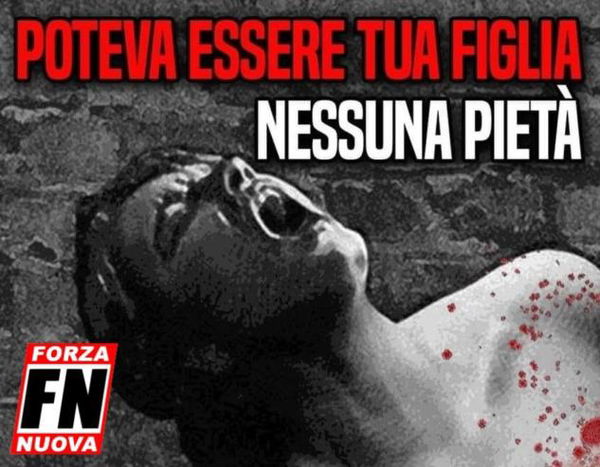 La manifestazione di Forza Nuova contro gli assassini di Desirée e lo stop dal Municipio