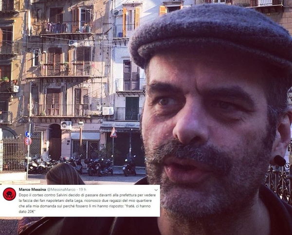 Marco Messina dei 99 Posse ci spiega la storia dei «20 euro» per sostenere Salvini