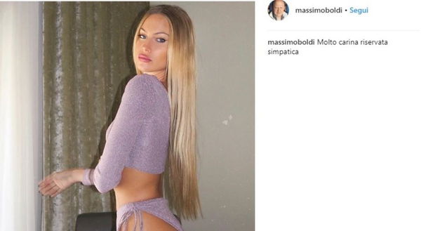 Massimo Boldi ha veramente recensito una escort su Instagram?