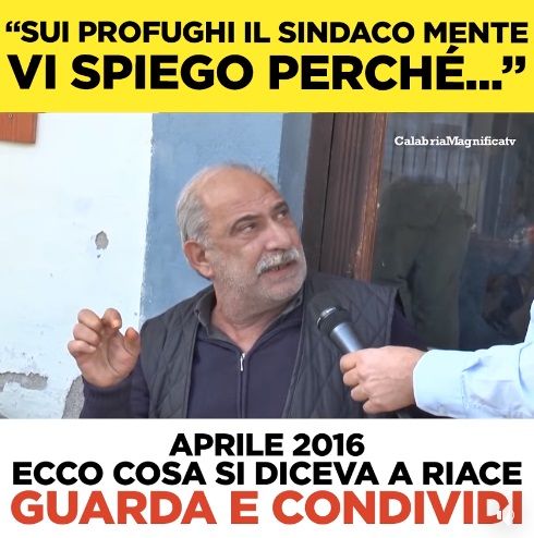 Sveglia Salvini! La fake news sul sindaco di Riace sta ancora lì dove l’hai messa