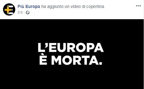 No, non hanno hackerato il sito e la pagina di Più Europa