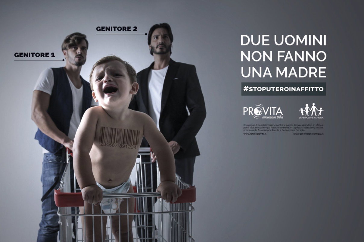 «Due uomini non fanno una madre». La nuova campagna choc del movimento ProVita article-post