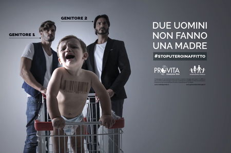 «Due uomini non fanno una madre». La nuova campagna choc del movimento ProVita article-post