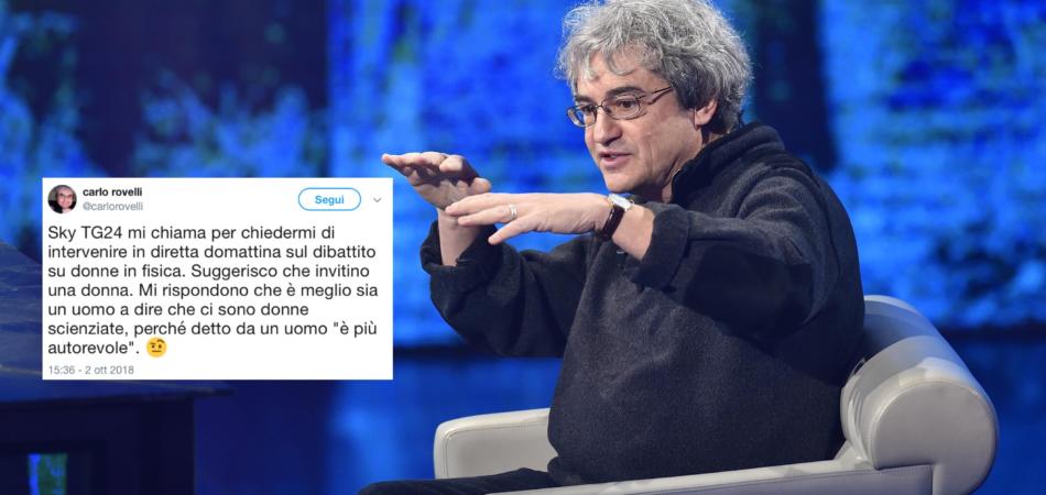 Carlo rovelli e la figuraccia di Sky Tg 24