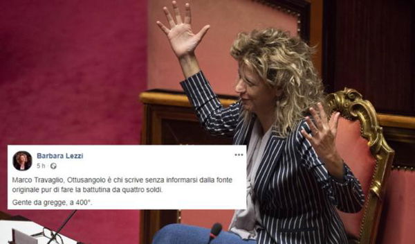 Marco Travaglio definisce «Ottusangola» Barbara Lezzi