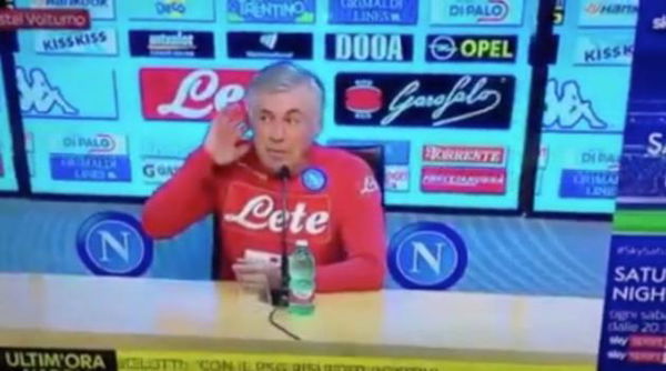 Un memorabile Carlo Ancelotti si ispira a Mourinho in conferenza stampa | VIDEO