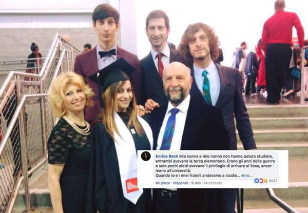 Il «commento gentile» di Enrica (da 10mila like) che ricorda a Salvini l’importanza della laurea