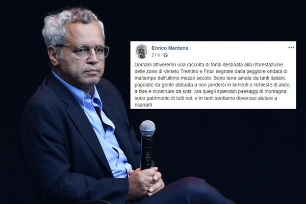 Mentana lancia una raccolta fondi per il Nord «popolato da gente abituata a non perdersi in lamenti e richieste di aiuto»