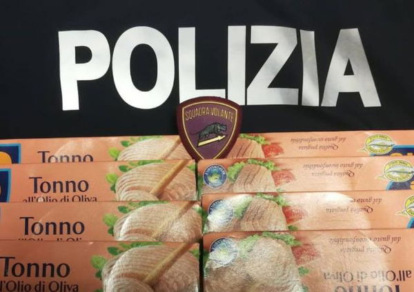 Questura di Treviso: «Recuperate 80 scatolette di tonno dal valore di 150 euro»