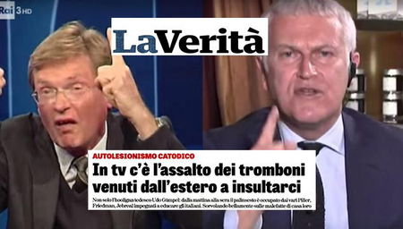 Caso Belpietro-Gumpel: La Verità lancia la campagna ‘prima gli opinionisti italiani’ article-post