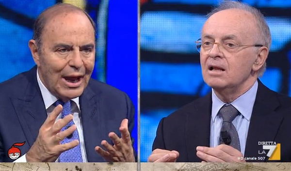 Il ‘duello’ in tv a DiMartedì, Bruno Vespa a Davigo: «Lei ha le manette sul comodino»