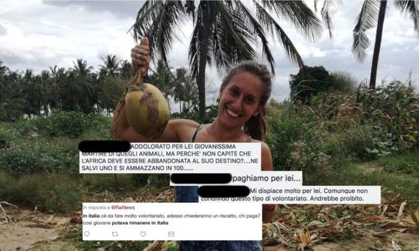 Da «se l’è cercata» a «poteva rimanere in Italia», tutti gli orribili commenti su Silvia Romano