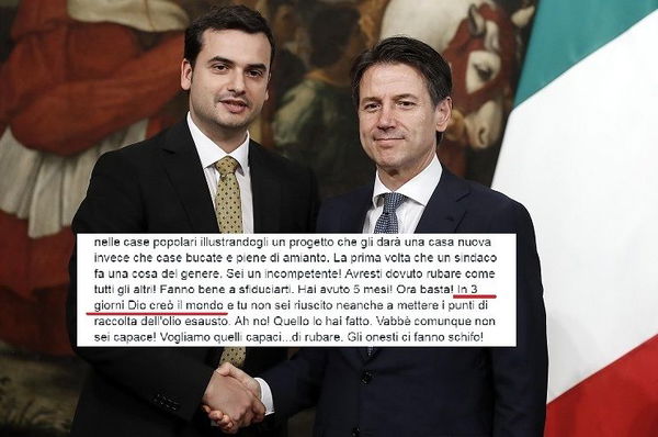 L’ultima gaffe del sottosegretario M5S Sibilia: «Dio creò il mondo in tre giorni»