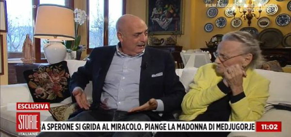 Paolo Brosio, il suo gatto perde sangue in diretta mentre parla di miracoli
