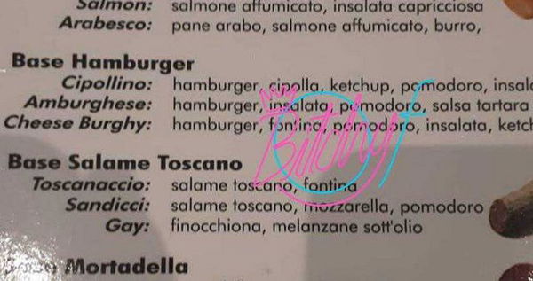 Il panino gay (con la finocchiona): scoppia la polemica a Bollate
