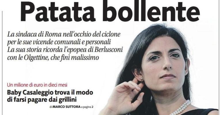 «Patata bollente»: Tribunale e Odg condannano Libero per il titolo indecente su Virginia Raggi