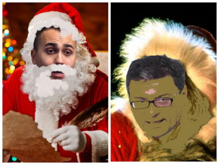 Reddito di cittadinanza: Di Maio fa il Babbo Natale e Giorgetti il Grinch article-post