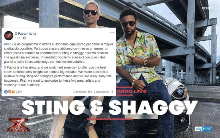 X Factor, Shaggy canta ma il microfono rimane spento | VIDEO