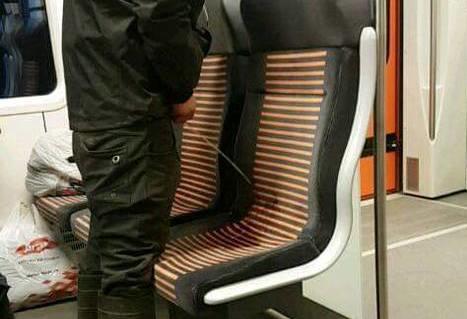 La bufala della «risorsa boldriniana» che fa la pipì su un mezzo pubblico