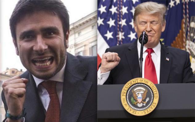 Alessandro Di Battista esalta la politica estera di Donald Trump article-post