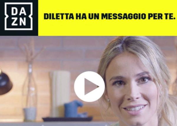 Diletta Leotta si presta al sessismo di Dazn