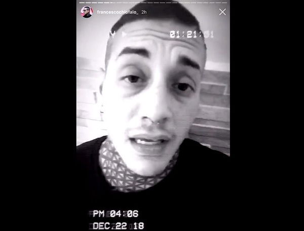 Francesco Chiofalo di Temptation Island su Instagram: «Ho un tumore al cervello» | VIDEO