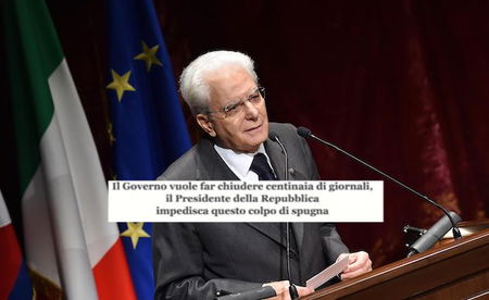 Gli editori uniti contro il Governo: «Mattarella intervenga e difenda la libertà di stampa» article-post