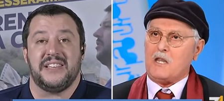 «Somaro», «Faccia da cxxx»: Antonio Pennacchi indagato per gli insulti a Matteo Salvini article-post