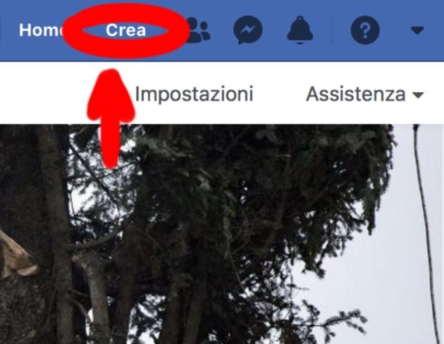 È spuntato il tasto «crea» su Facebook article-post