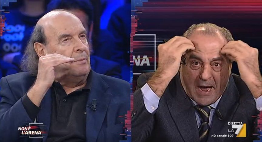 Di Pietro attacca Zecchi ma sbaglia il cognome: «Sechi, non faccia il filosofo» | VIDEO article-post
