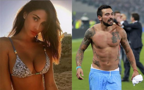 Belen Rodriguez ha un nuovo flirt: Ezequiel Lavezzi