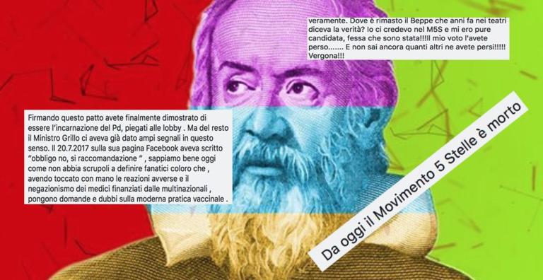 L’attacco dei no-vax a Beppe Grillo per la sua adesione al patto per la scienza di Burioni
