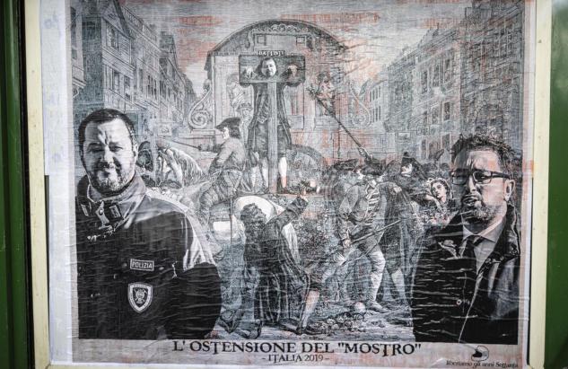 A Roma compare un manifesto dal titolo ‘Ostensione del mostro’ article-post