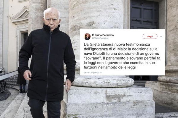 La lezione di Cirino Pomicino a Di Maio che parla di «governo sovrano»