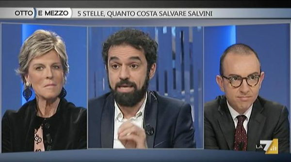 Dino Giarrusso, dalla difesa di Salvini a quella di Grillo: «E allora Ultimo Tango a Parigi?»