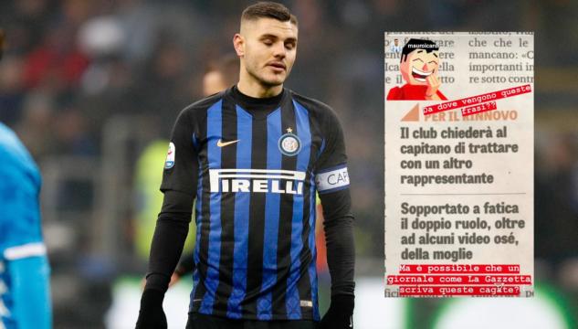 Icardi contro Gazzetta