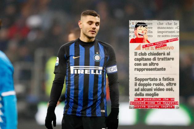 Icardi contro Gazzetta: «Perché scrive cag**e?» article-post