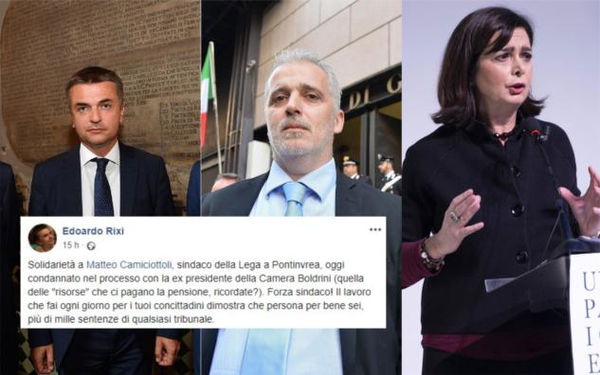 Il leghista Rixi e la solidarietà al sindaco che insultò Laura Boldrini
