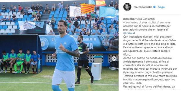 Marco Borriello si ritira dal calcio giocato?